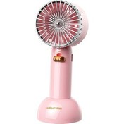 Resim Wt WT-F22 Retro Taşınabilir El Electric Fan (Pembe) (Yurt Dışından) 