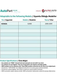 Resim Honda İçin Davlumbaz Klipsi- 100 Adet 
