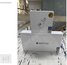 Resim Apple Watch Ultra2 49mm+AirPods Pro2 ANC İkili Set 