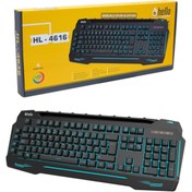 Resim Genel Markalar HELLO HL-4616 4 MAKRO TUŞLU 3 RENK IŞIKLI KABLOLU GAMING OYUNCU KLAVYE (4375) 