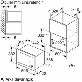 Resim Profilo Frıat8ab Ankastre Mikrodalga Fırın Beyaz 