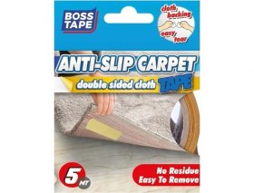Resim Boss Tape İkili Halı Kaydırmaz Bant Halı Kilim Sabitleme ve Yapıştırma Bandı EN:50MM Boy:5metre 