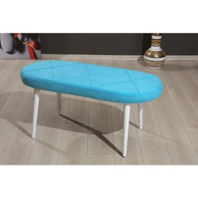 Resim Mymassa Soho Bench Sandalye - 11 Renk - Ahşap Ayak 