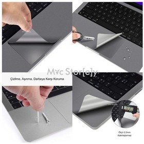Resim Apple Uyumlu MacBook Pro 16 İnç Kılıf Touchpad Sticker Film Koruyucu 2019 Yılı Cihazı A2141 İle 