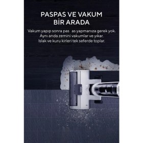 Resim Kumtel Islak & Kuru Sıvı ve Kuru Kirleri Aynı Anda Temizleyebilen Güçlü Yapısı, Pratik Kablosuz Şarjlı Kablosuz Dikey Süpürge Hwdvc-01 