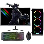 Resim CacheX K203 i5-750 8 GB 256 GB SSD 4 GB GT 730 24" Free Dos Masaüstü Oyuncu Bilgisayarı 
