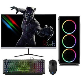 Resim CacheX K203 i5-750 8 GB 256 GB SSD 4 GB GT 730 24" Free Dos Masaüstü Oyuncu Bilgisayarı 