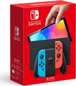 Resim Switch 64 GB Konsol Oled Model - Kırmızı/Mavi 