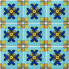 Resim Can Seramik 10*10 cm Cç-93 Kütahya Porselen Karo ( 5'li 1 Paket ) 