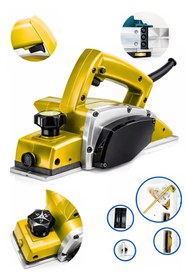 Resim MOONSHOP Pro 2200 Watt Motor Korumalı Otomatik Şanzıman Çift Bıçaklı Planya Rende Makinesi Garantili 
