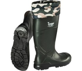 Resim Techno Boots Su Geçirmez O4 Konçlu Çelik Burunsuz Poliüretan Çizme 