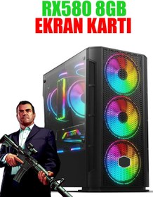 Resim DMC N242 (PUBG,GTA 5) I7 4790 (4.NESİL) 16gb Ram,512gb Ssd,rx580 8gb 256bit,0yuncu Masaüstü Bilgisayar 