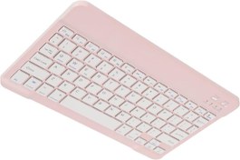 Resim Philips M8 S408J 8\ Uyumlu Kablosuz Bluetooth Şarj Edlebilir Türkçe Q Klavye - Pembe 