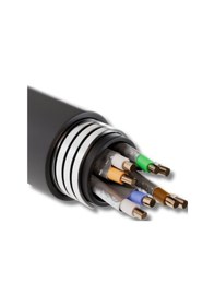 Resim Irenıs 1 Metre Cat6a U/ftp Flexarmor Esnek Çelik Zırh Kablo 
