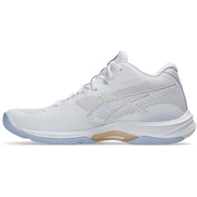 Resim Asics NETBURNER BALLISTIC FF MT 4 Kadın Offwhite Voleybol Ayakkabısı 1052A084-102 