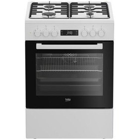 Resim Beko BFE 400 EB Beyaz Doğalgaz Ocaklı Fırın 