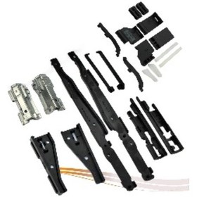 Resim Bmw X5 E70 2006-2013 Panoramik Sunroof Kızak & Sunroof Perde Tamir Seti 22li 