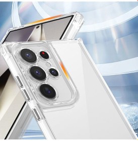 Resim Galaxy S24 Ultra Uyumlu Airbagli Takılabilir Askı Aparatlı Zore Snap Silikon Kapak-şeffaf Şeffaf 