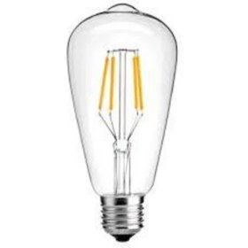 Resim Edison Rustik Beyaz LED Ampul Ledlamp 