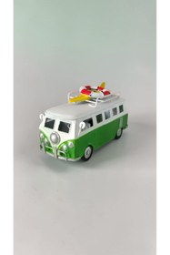 Resim FAMEMUS ACCESSORY Nostajik Metal Minibüs Biblo Araba Tekerlek Hareket Etmez boyut:15 Hediyelik Ürün 