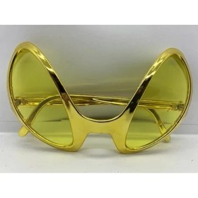 Resim MCM Group Retro Gözlük - 80 Li 90 Lı Yıllar Parti Gözlüğü Gold Renk 