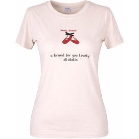 Resim Trender Pretty Dancer O Yaka Taş Kadın T-shirt 26ydt1000005 