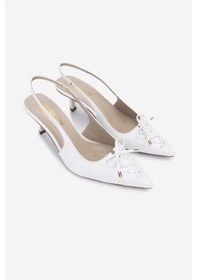 Resim Valmenti Kadın Vegan Beyaz Topuklu Ayakkabı 932 2300 Bn Ayk Y25 Beyaz Cılt Beyaz 