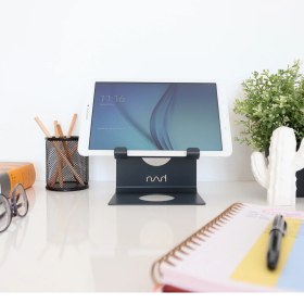 Resim Hansdo - Tablet Standı - Tablet Tutucu - Kitap Tutucu - Metal - Antrasit Gri - STS1 