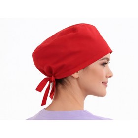 Resim AYSİMA MEDİKAL Düz Renk Medikal Bone - %100 Pamuk - Terletmez - Ayarlanabilir - Unisex 