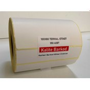 Resim Kalite Barkod 100X80 Termal Etiket | 30 Rulo Barkod Etiketi 