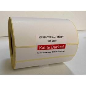 Resim Kalite Barkod 100X80 Termal Etiket | 30 Rulo Barkod Etiketi 