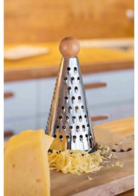 Resim Nishev Huni Ahşap Sap Konik Çok Fonksiyonlu Top Rende - Küçük Boy 