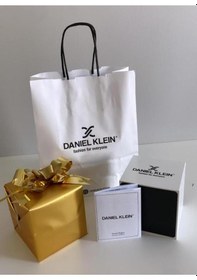 Resim Daniel Klein Mrd12282 Sarı Gümüş Renk Kadın Kol Saati Bileklik Hediyeli 