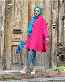 Resim CNG MODA Kadın Tesettür Düğmeli Aerobin Gömlek 