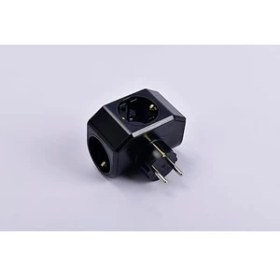 Resim Viko Yonca Plus Siyah Üçlü Topraklı Priz Siyah 