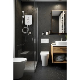 Resim Arnell Elektirikli Ani Su Isıtıcısı Banyo ve Mutfak Şofbeni -7500 Watt 