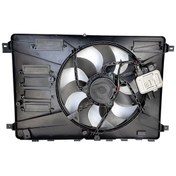Resim Volvo S60 V60 V40 S80 Su Radyatör Fanı Tekli Beyinli Fan Motoru 
