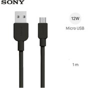 Resim Sony Cp-ab100 100cm Micro Usb 2.4a Hızlı Şarj Ve Data Kablosu Siyah 