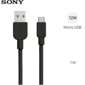 Resim Sony Cp-ab100 100cm Micro Usb 2.4a Hızlı Şarj Ve Data Kablosu Siyah 