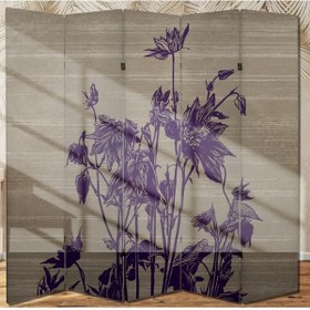 Resim dbsanat Doğa Temalı Özel Tasarım Paravan Room Divider 180 x 200 cm 