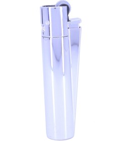 Resim Clipper Özel Kutusunda Metal Çakmak - Parlak Gümüş (Polish Silver) 