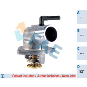 Resim TERMOSTAT ASTRA G ZAFIRA A TIGRA A CORSA B X16XE X14XE FAE 5321692 OEM 