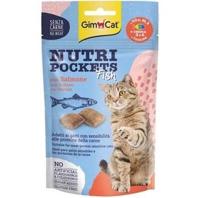 Resim Gimcat Nutripockets Somonlu Kedi Ödülü 60 Gr 