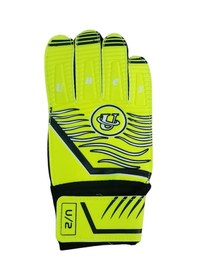 Resim Unes Futbol Kaleci Eldiveni Parmak Korumalı, Tutuş Güçlü, Yetişkin & Çocuk Beden Çok Renkli 