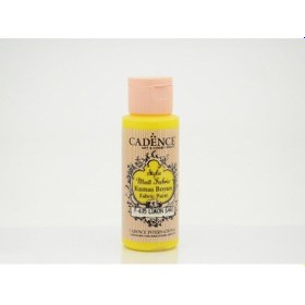Resim Cadence Style Mat Kumaş Boyası - 635 Limon Sarı 59Ml 