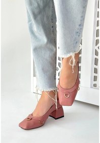 Resim Cande Pudra Cilt Topuklu Ayakkabı Çok Renkli 