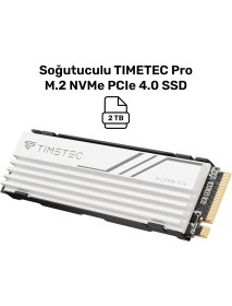 Resim Timetec Pro MS47 2tb 5000/4400MB/S GEN4X4 22X80 M.2 Nvme SSD Beyaz 