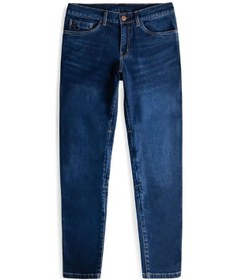 Resim Knox Kirkstone Korumalı Denim Motosiklet Pantolonu Kısa Bacak Mavi 