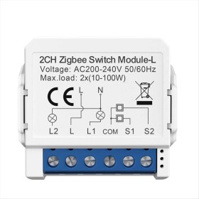 Resim Maggiei Tuya Zigbee 3.0 Akıllı Tekli Yangın Anahtarı Modülü Iki Yönlü Kontrol Desteği Ses Kontrolü Dıy Ev Otomasyonu 2 Çeteli (Yurt Dışından) 