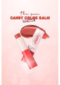 Resim Dudakları Nemlendiren Parlak Bitişli Renkli Dudak Balmı A'pıeu The Pure Candy Color Balm No.03 Apple 